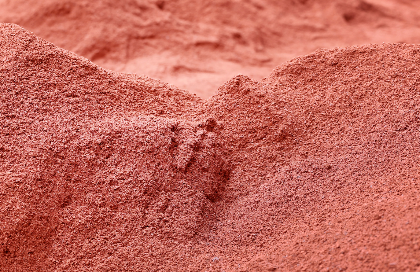 Red brick powder