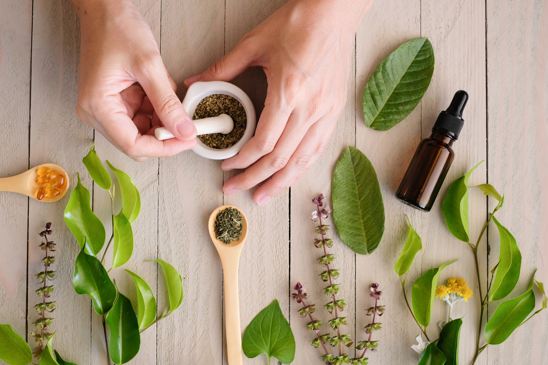 herbal organic medicine product. natural herb essential from nature.
